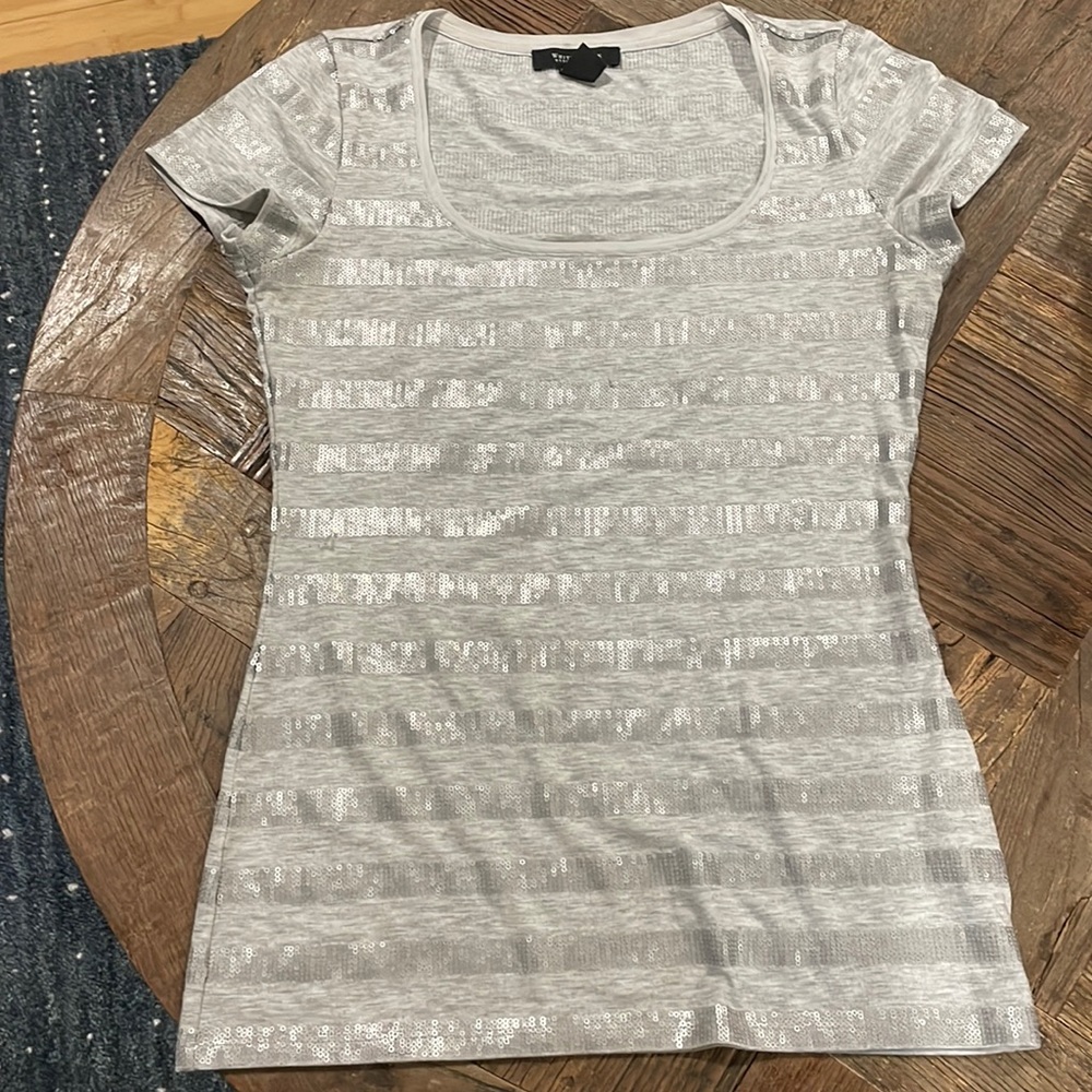 White House Black Market Scoop Neck
